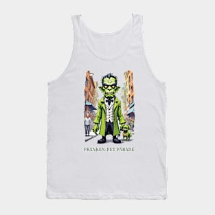 Monster Pets in Halloween shirt design Tank Top